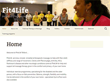 Tablet Screenshot of fit4lifetelford.com